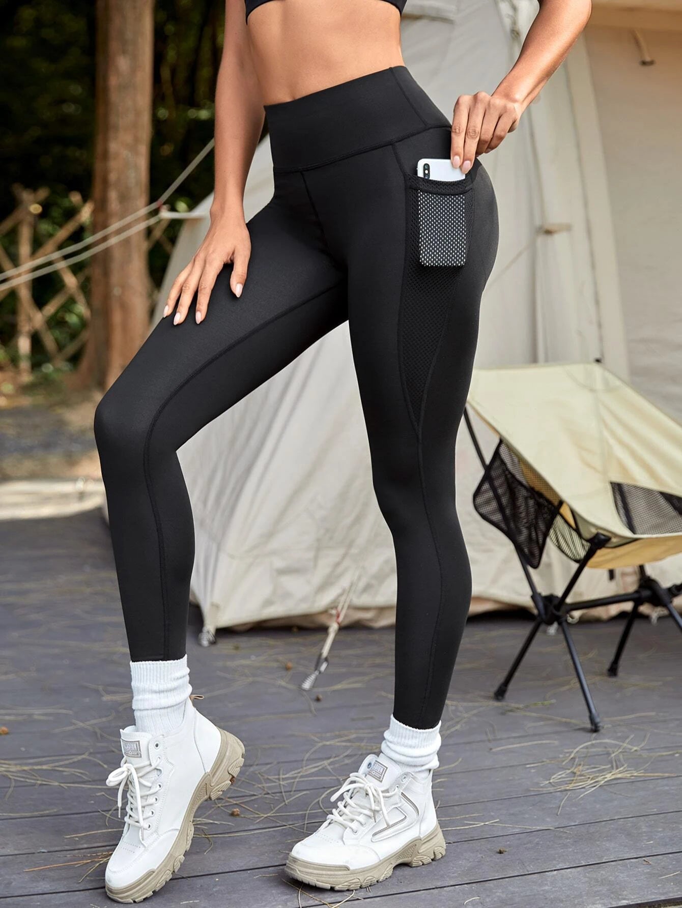 Paola Side Pocket Workout Leggings AECH ACTIVE