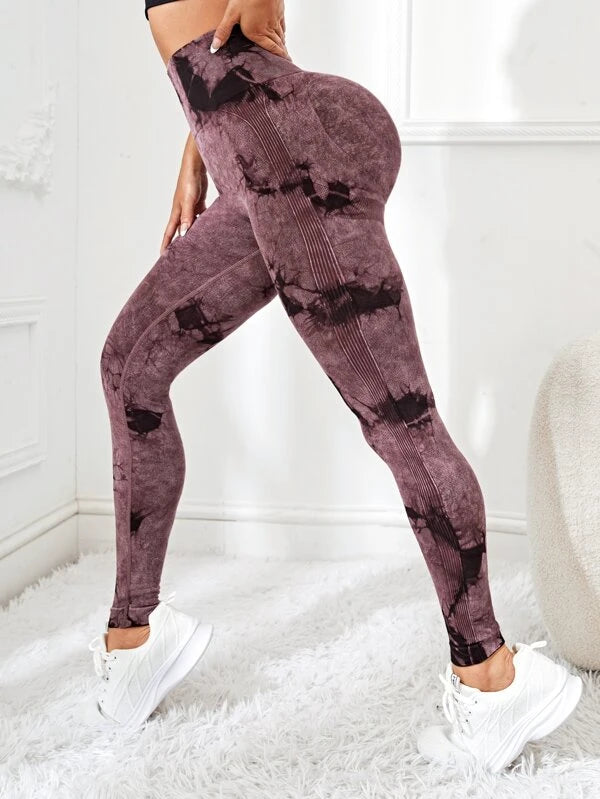 Aiyana Tie Dye Workout Leggings AECH ACTIVE