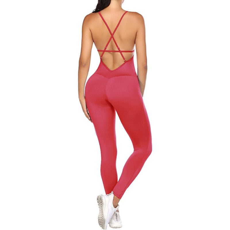  LOVE 3000 Backless Jumpsuits for Women Casual Workout