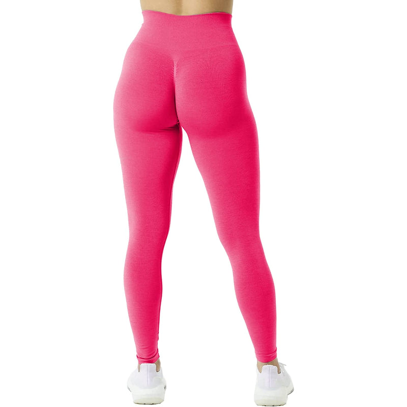 Violet Red Cadence Seamless Ribbed Leggings