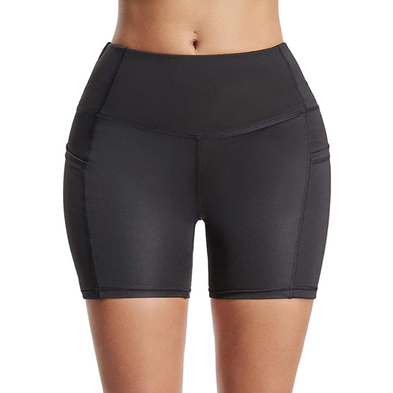 Dark Slate Gray Claire Yoga Spandex Workout Shorts