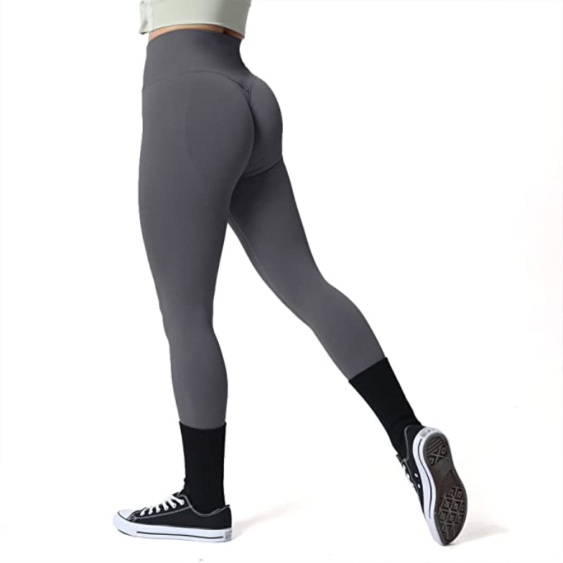 Dark Slate Gray Rivka Seamless Scrunch Workout Leggings