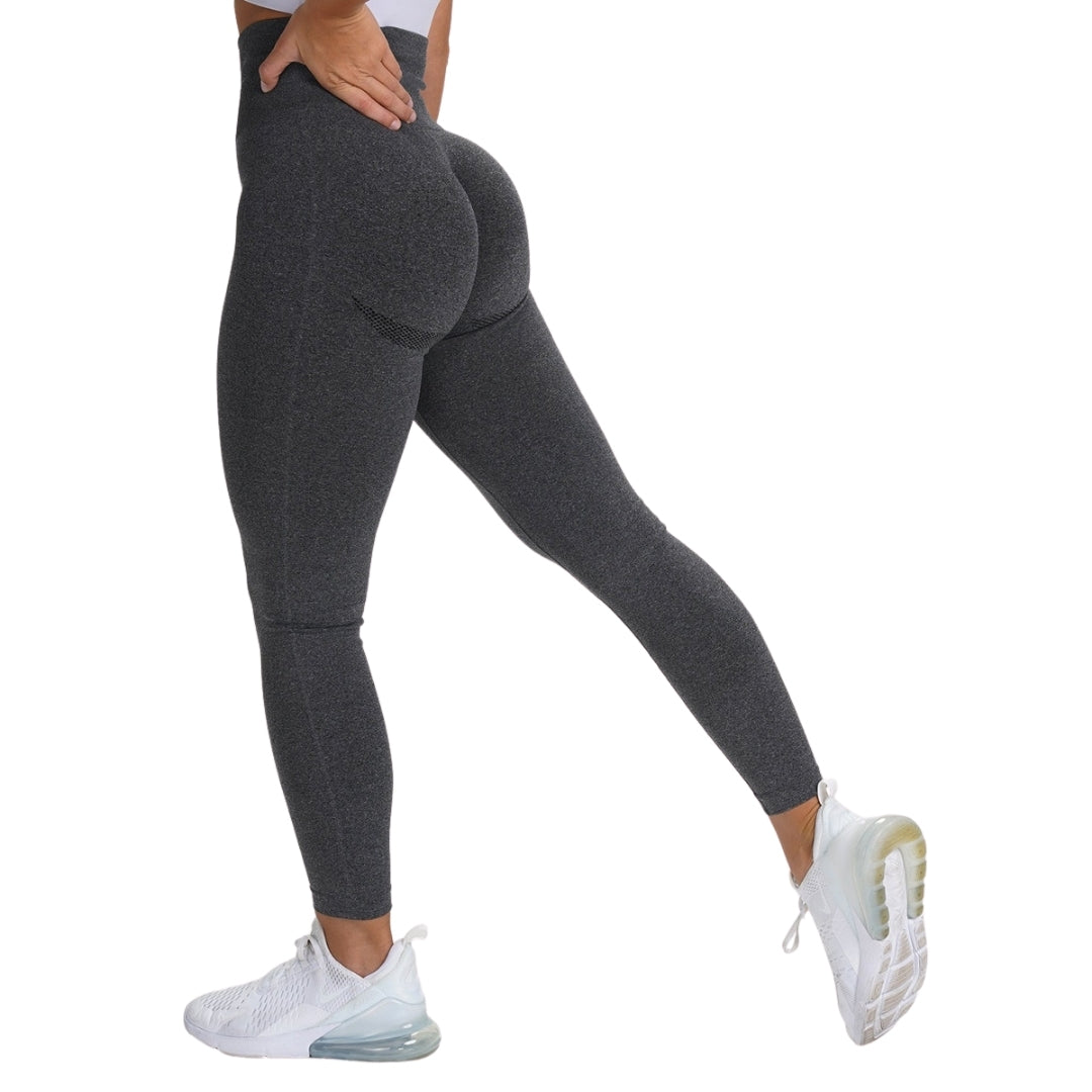 Dark Slate Gray Anissa Contour Workout Leggings