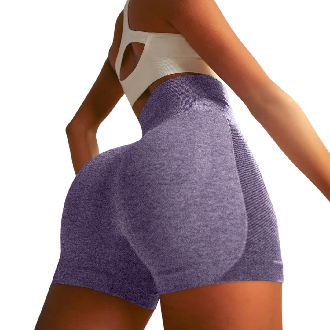 Dim Gray Lily Seamless Workout Shorts