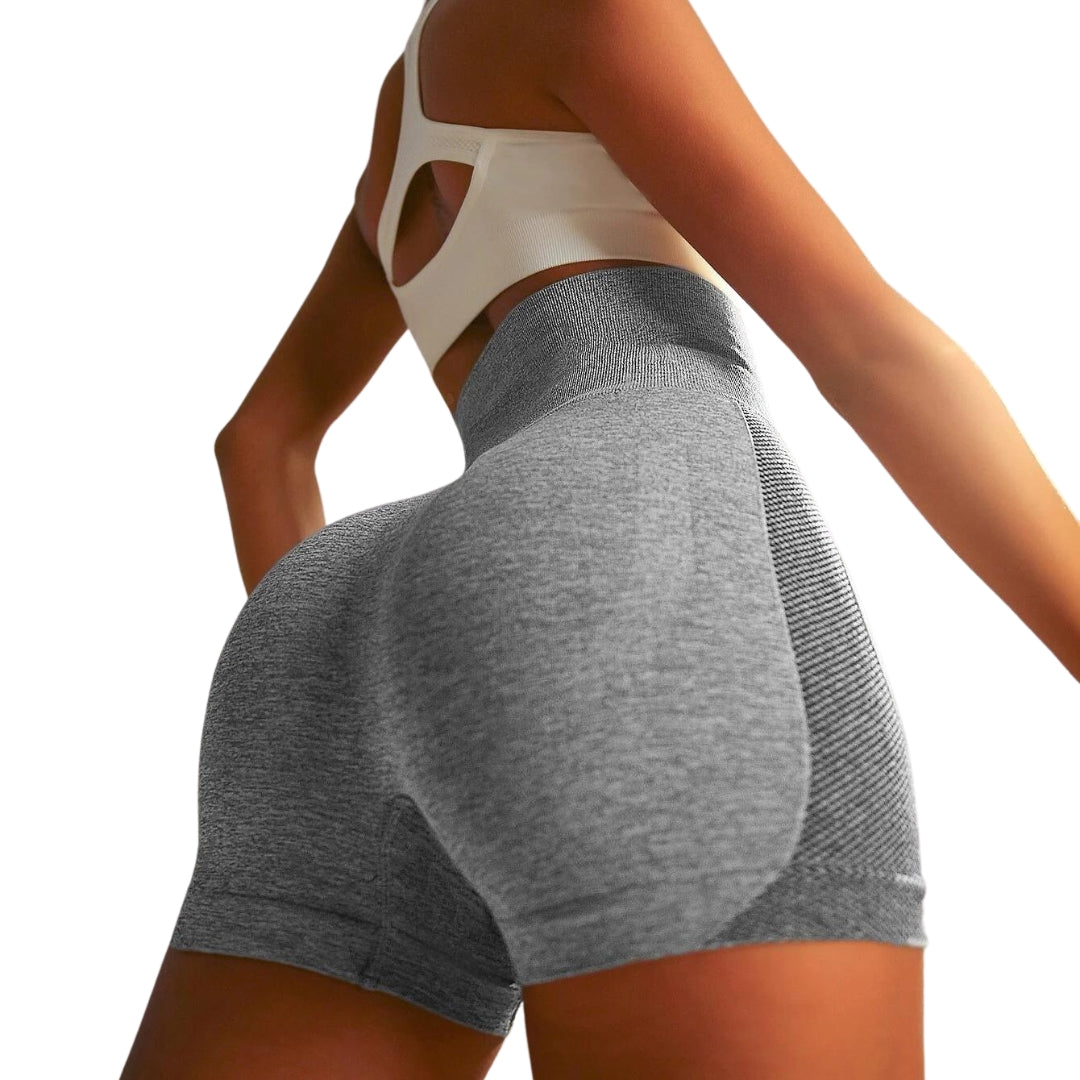 Dim Gray Lily Seamless Workout Shorts