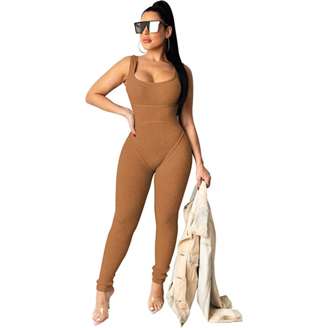 Sienna Nyra Ribbed Sporty Jumpsuit